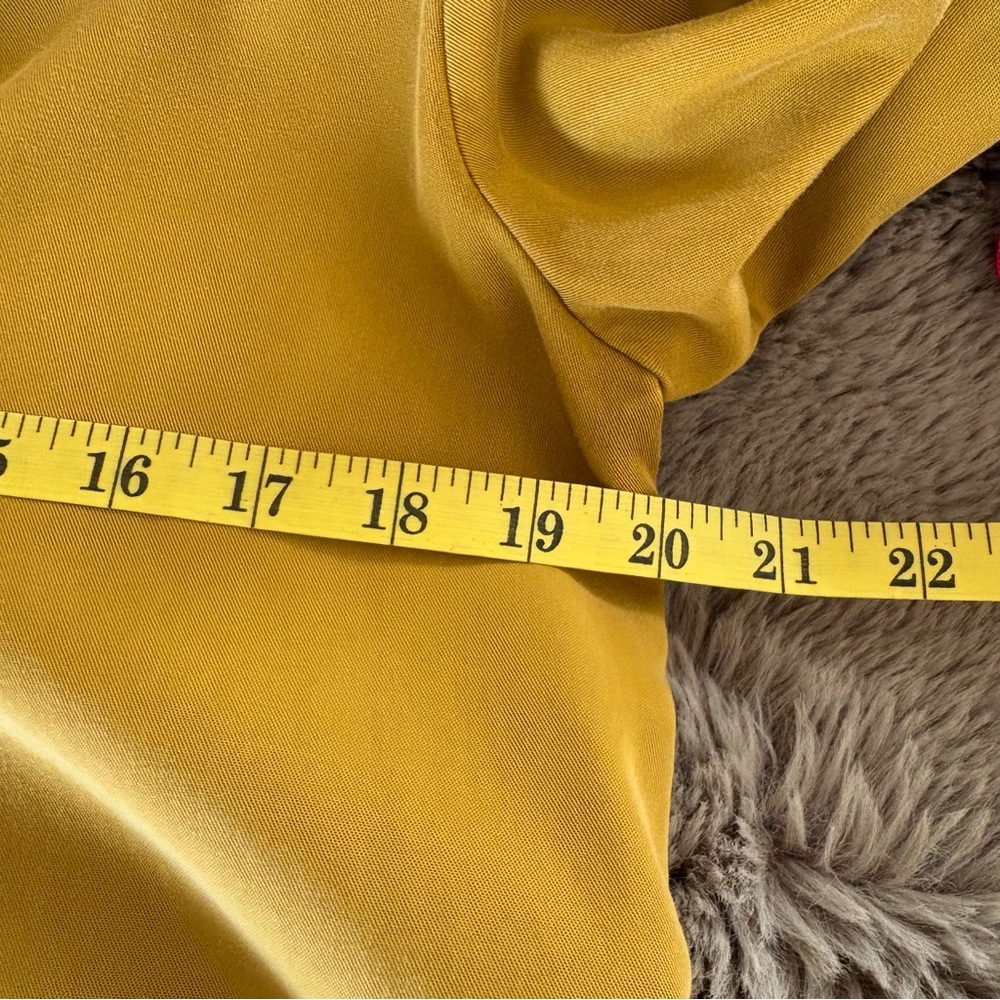 Soft Surroundings Split-Neck Tunic in Mustard Yel… - image 8